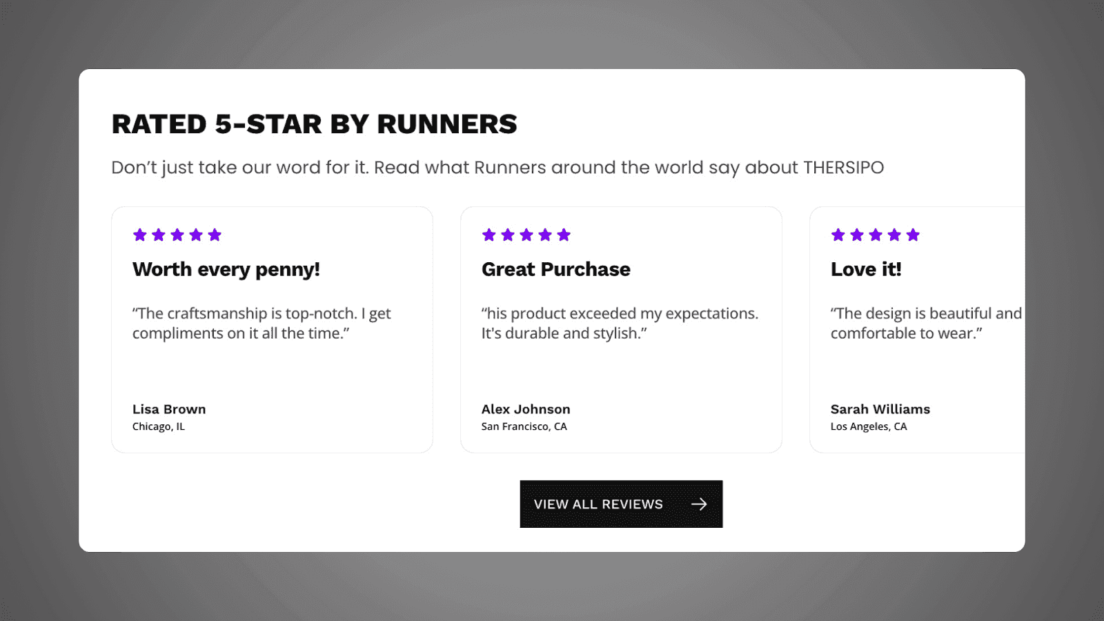 reviews slider screenshot