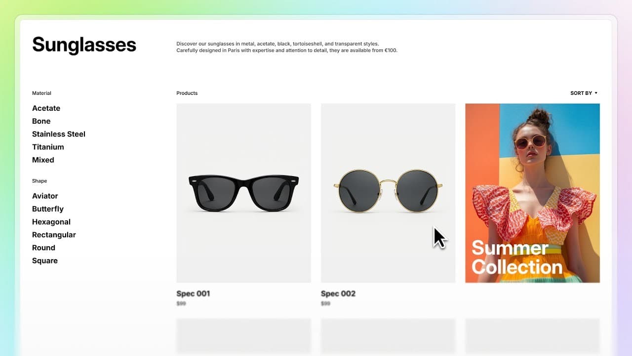 How to create a custom Shopify collection page template