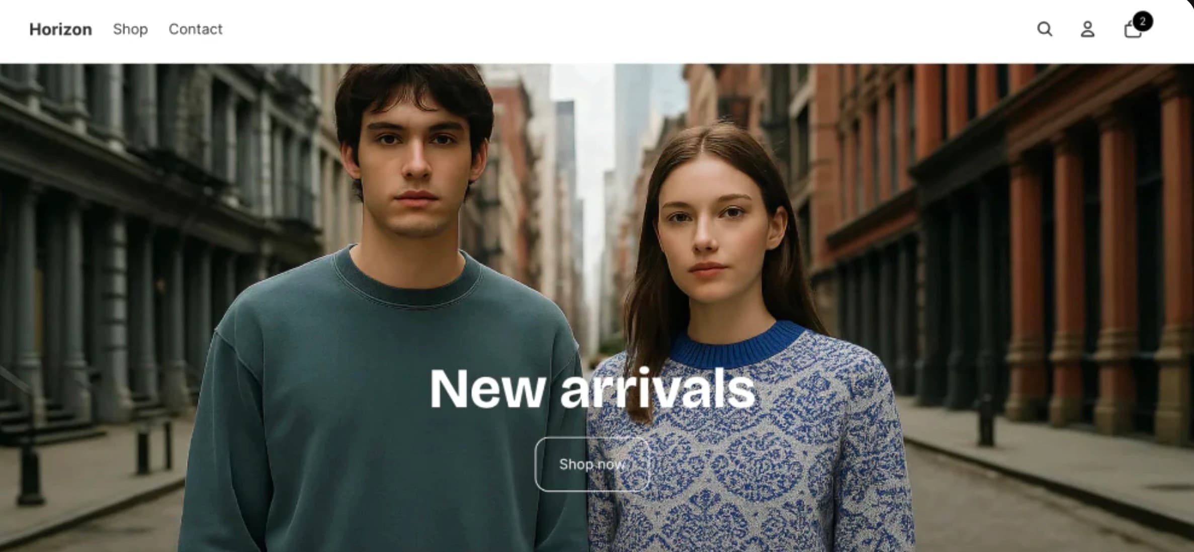 horizon shopify theme