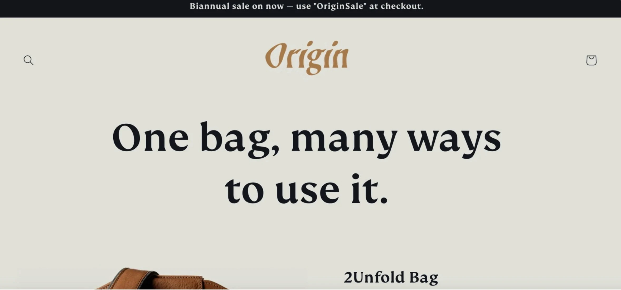 origin shopify theme