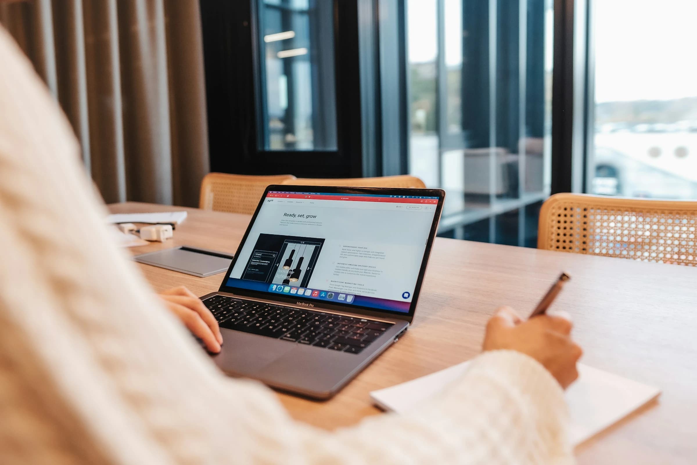 man making notes - Free Shopify Themes