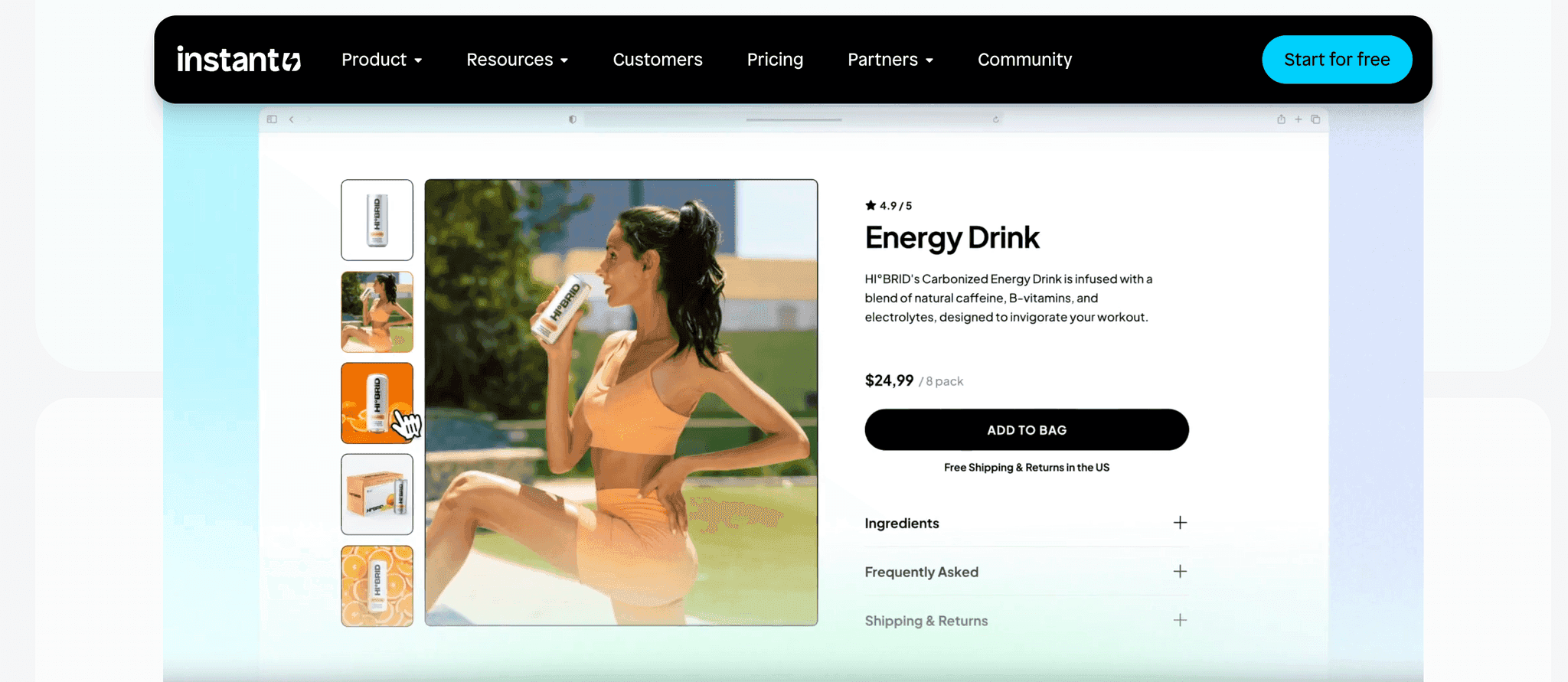 Instant themes - Shopify eCommerce Templates