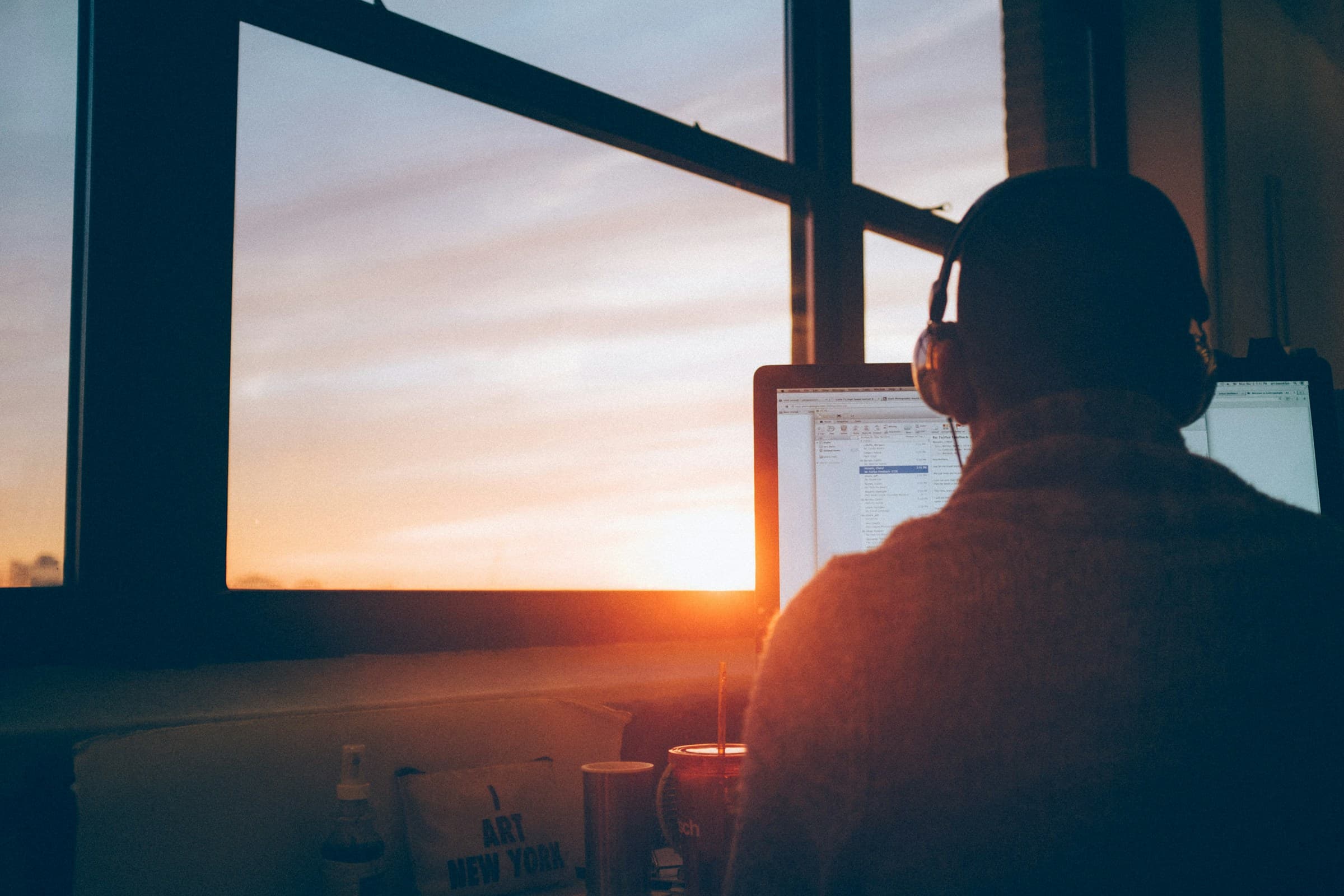 man focused on work - Shopify Product Page