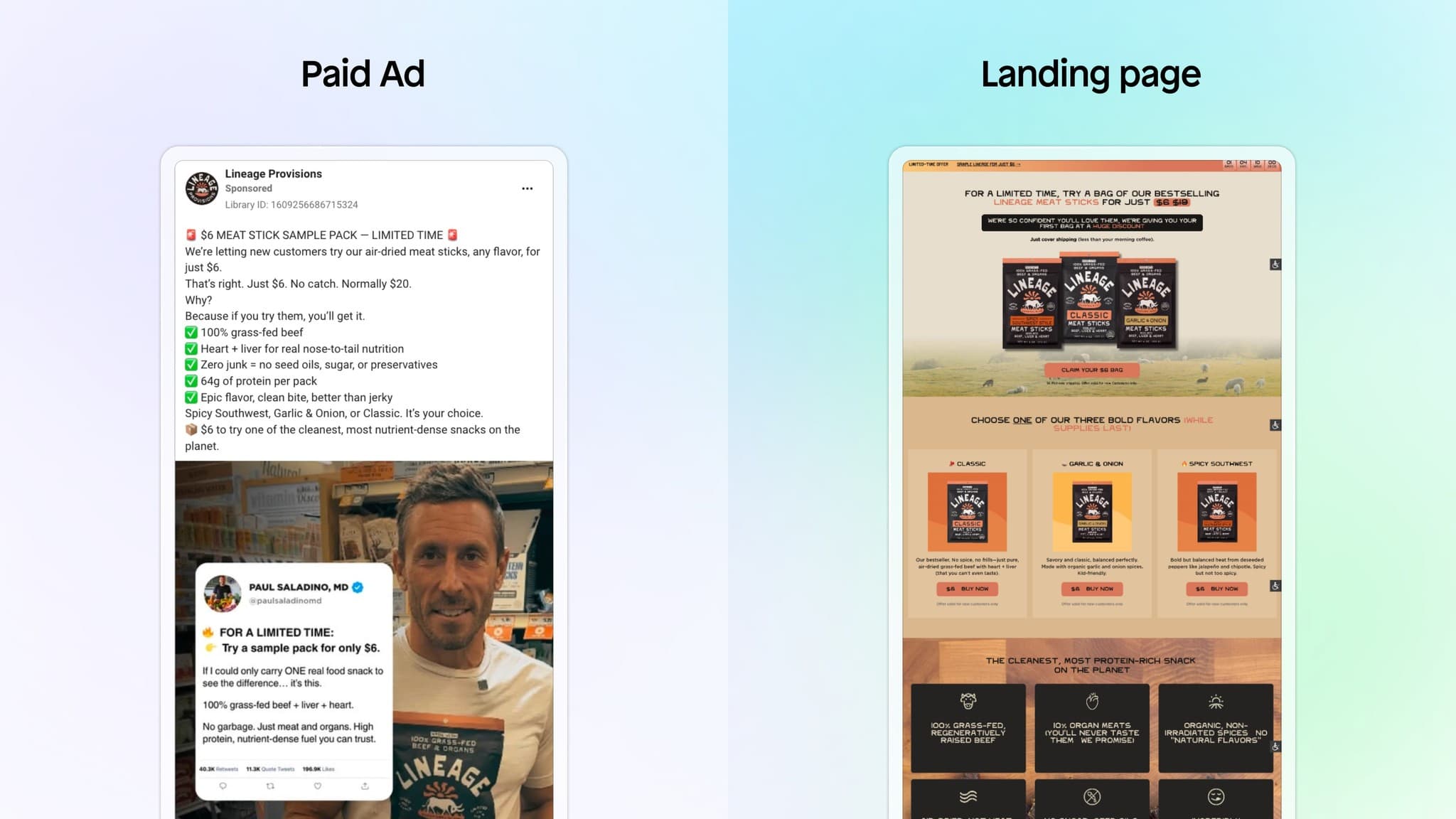 ad campaign flow lineage provisions