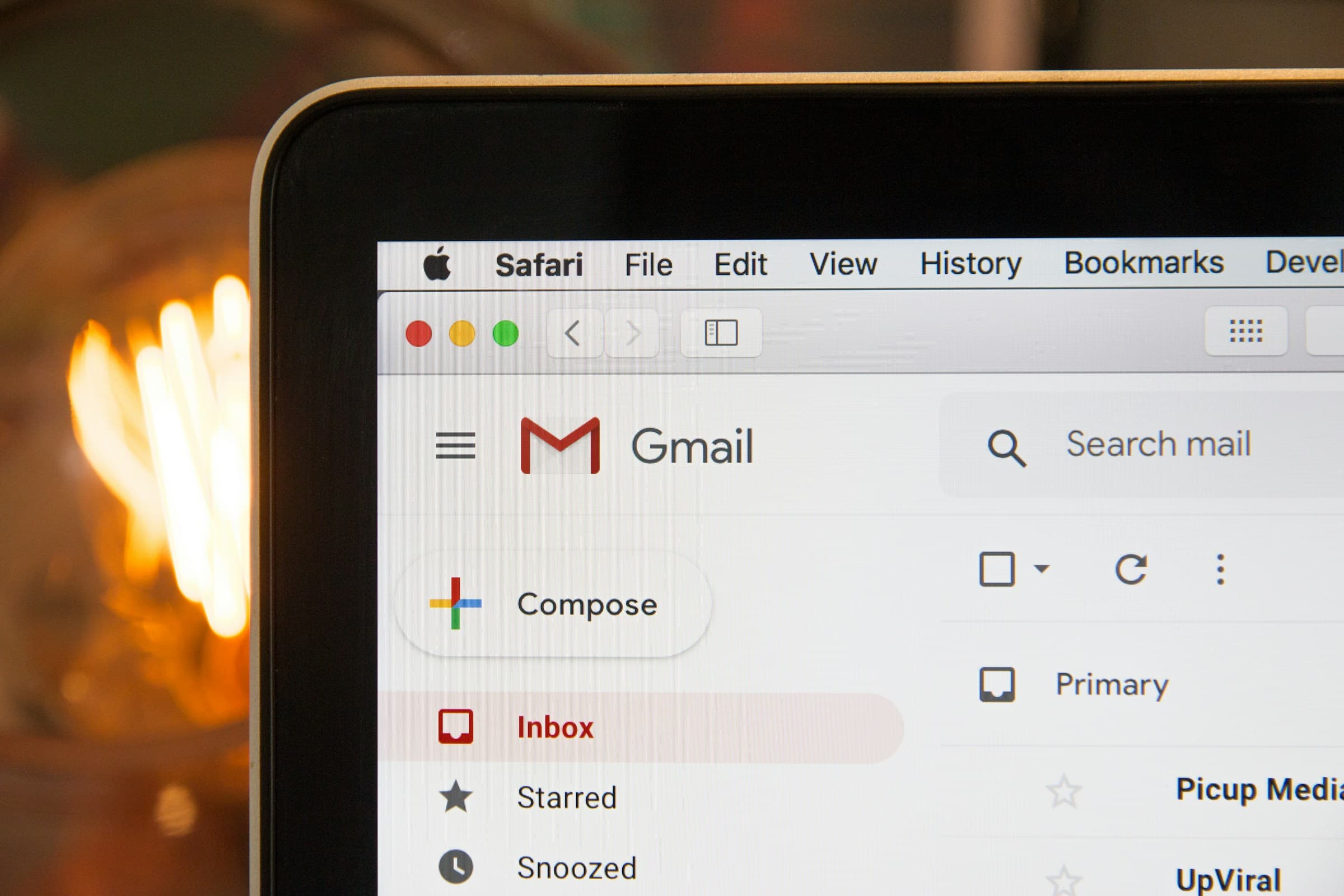 gmail on laptop - Shopify Email Templates