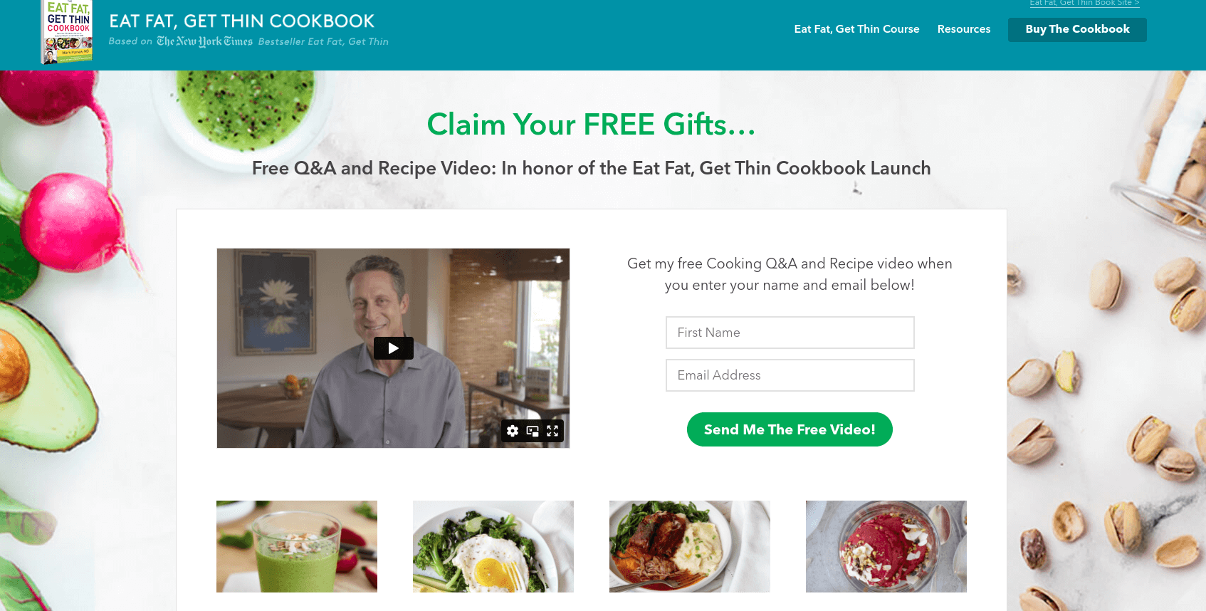 eat fat, get thin sales pages that convert