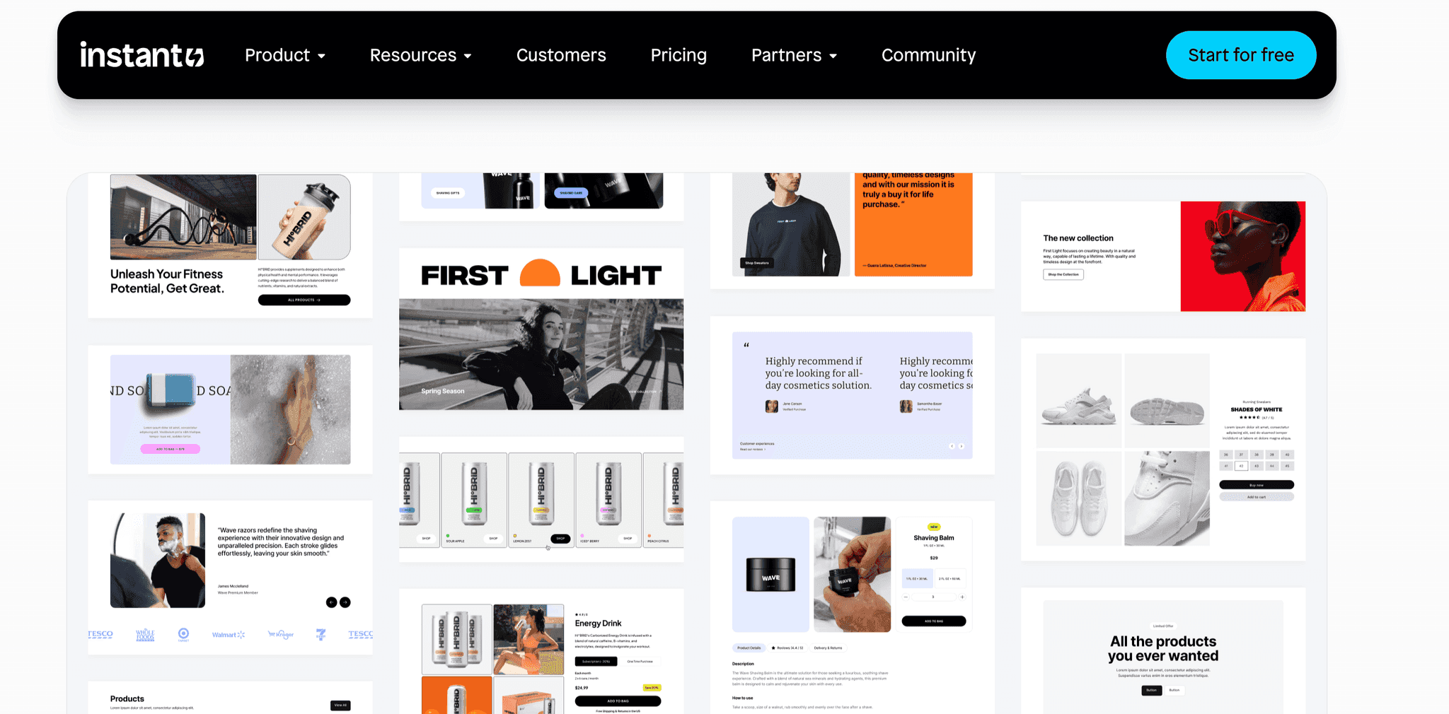 instant library of templates - Shopify Delete Page Template