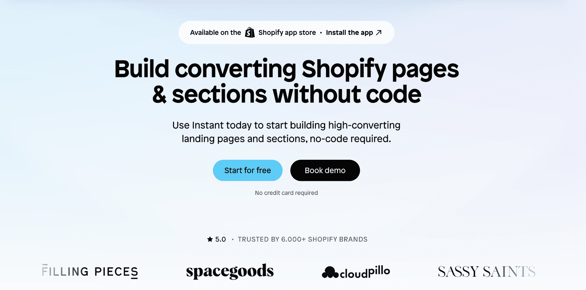 instant - eCommerce website builders