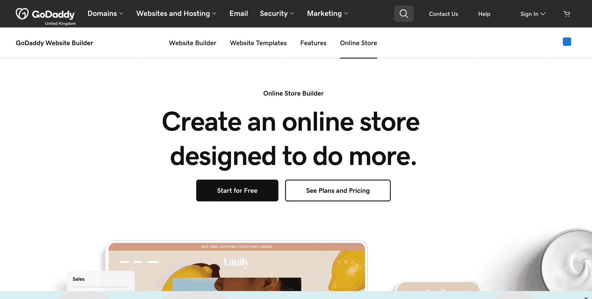 godaddy ecommerce builder - eCommerce website builders