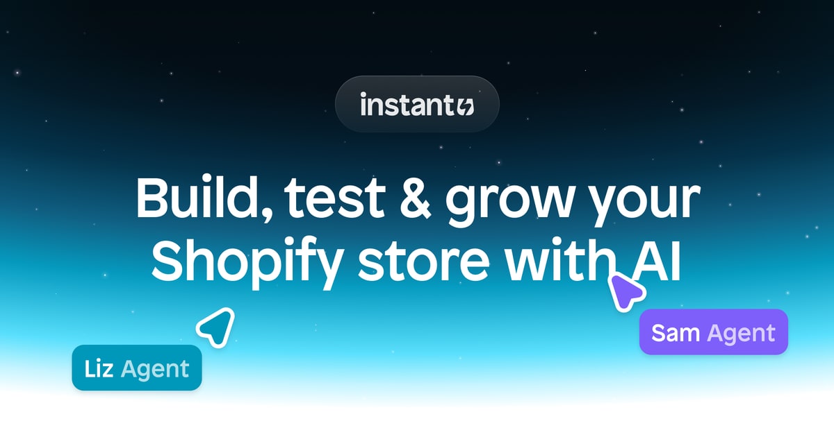 AI Shopify Store Builder | Instant